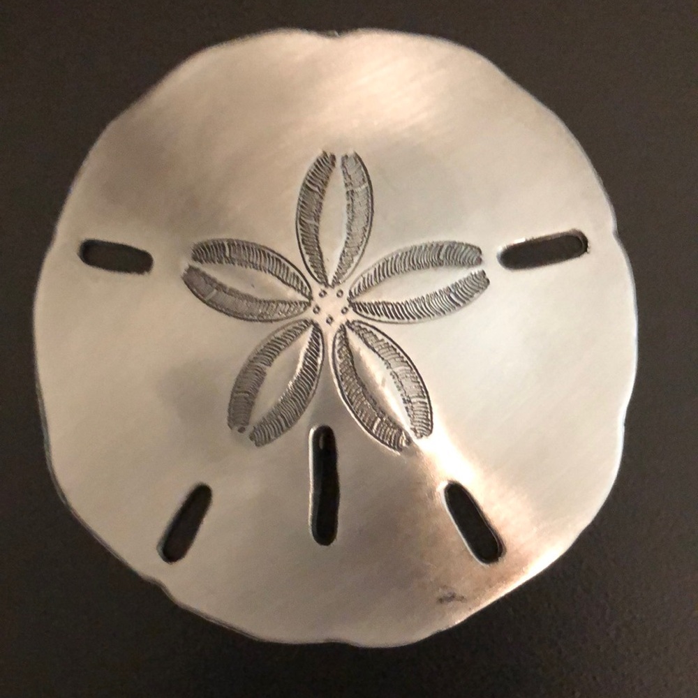 Estate Silver Sand Dollar Pendant